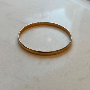 Kate Spade “stop and smell the roses” rosegold bangle bracelet